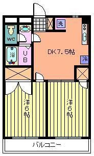 ギャラクシー中浦和の間取り