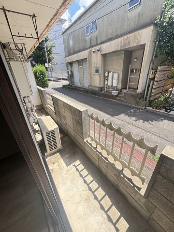 山田カンプレックスのバルコニー