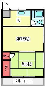 コーポ谷口の間取り