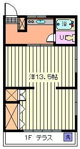 コーポ谷口の間取り