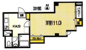 クレセントかすやの間取り|★最上階・東向き★