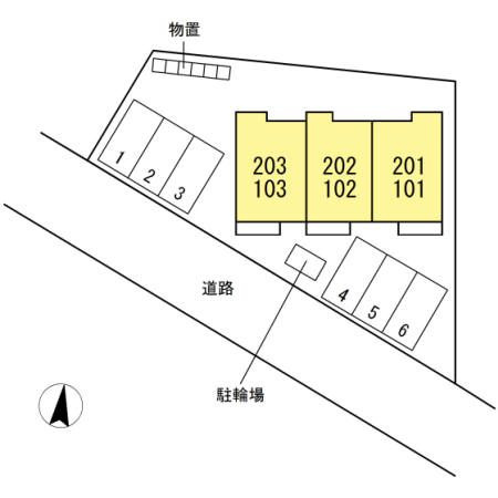Ｄ-ｒｏｏｍ Ⅰの区画図