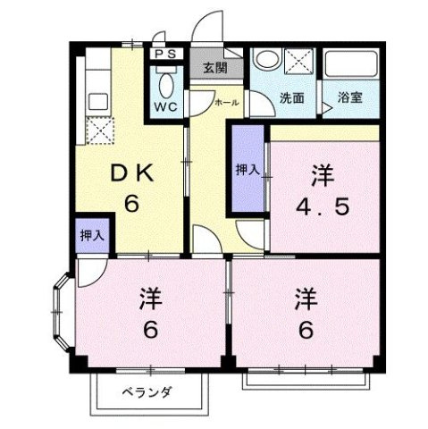 オーキッドハイツの間取り