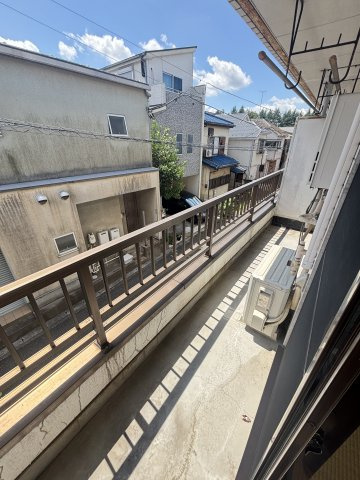 山田カンプレックスのバルコニー