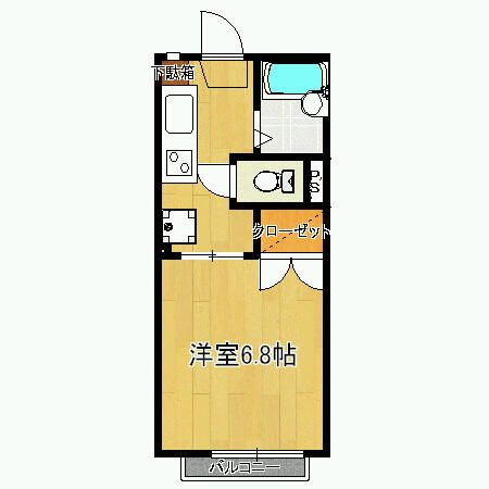 ツインパレスＢ棟の間取り
