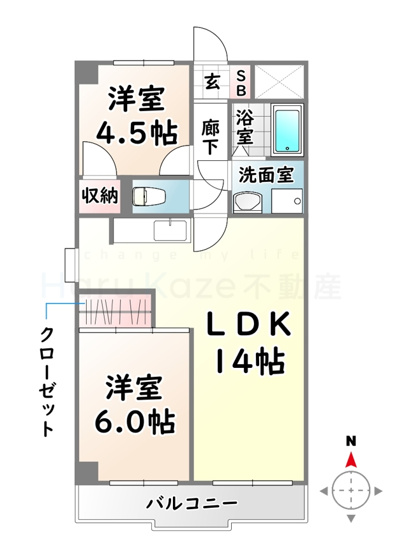 【間取り】 | グランドメゾンUN【名古屋市賃貸・オートロック】