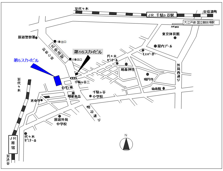 第５スカイビル　201の地図