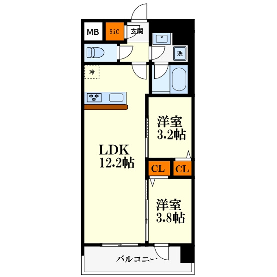 【間取り】 | スプランディッド大阪EAST