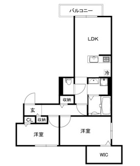 【間取り】 | 戸越Ｂ．Ｉ．Ｇ．　ＲＥＳＩＤＥＮＣＥ | 間取りです。