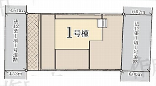 【区画図】 | 【仲介手数料０円】厚木市毛利台1丁目　新築一戸建て | 厚木市毛利台1丁目　新築一戸建て