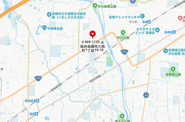 【地図】 | 川西町1丁目邸　L棟