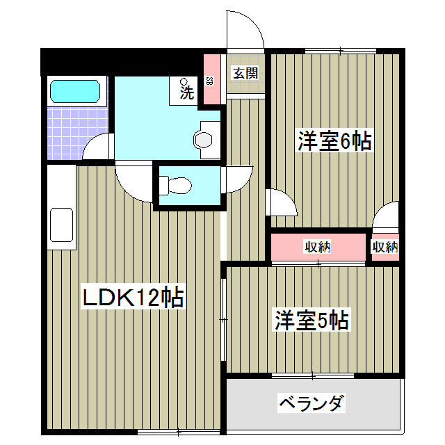 ラスリーゼの間取り