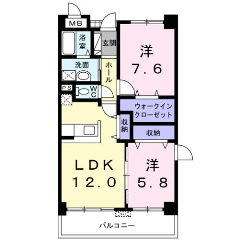 エレガントの間取り