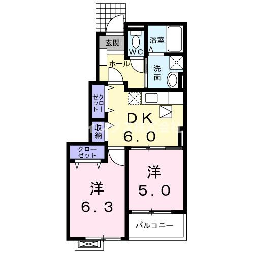 Ｍ．フルーレの間取り