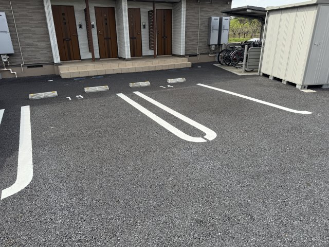 シティハイムＣの駐車場