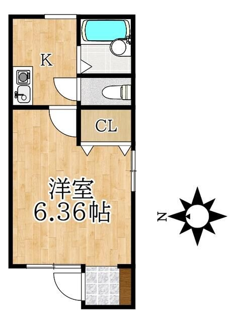 フローラ東小岩の間取り