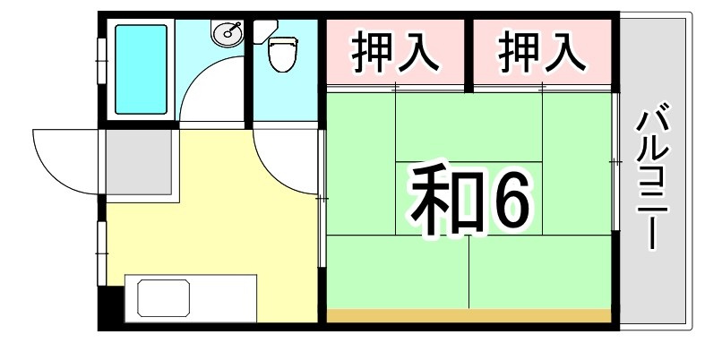 フタミハイツの間取り
