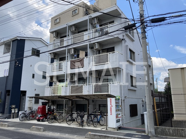 ホクスイ並木ハイツの外観|鉄筋コンクリート造のマンションです。