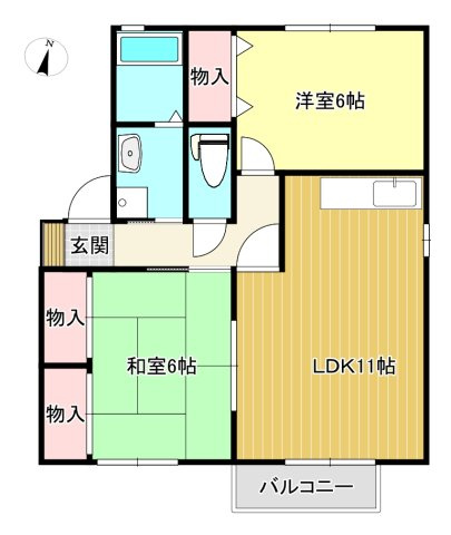 宇部市大字上宇部のアパート