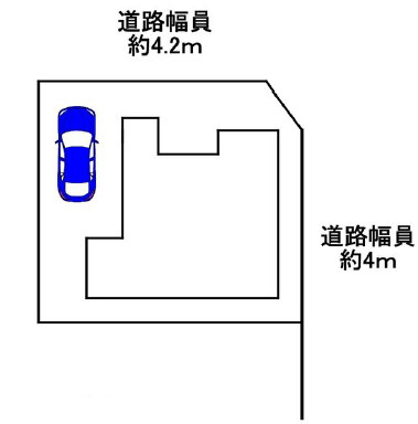 高砂市米田町米田　中古戸建の区画図