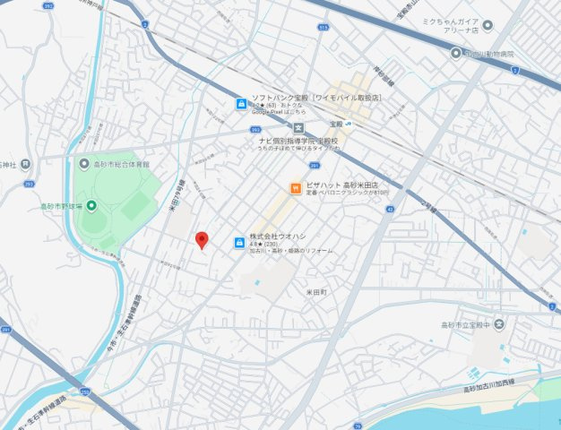 高砂市米田町米田　中古戸建の地図