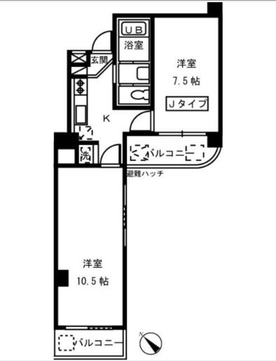 【間取り】 | クレール東十条