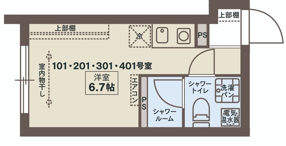 COCOFLAT武蔵小山Ⅱの間取り