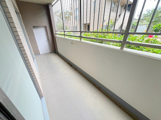 パレ上新庄のバルコニー