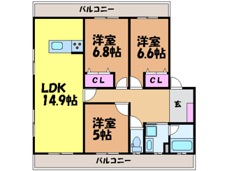 【間取り】 | マンションＴ＆ＳⅡ
