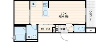 【間取り】 | レジデンス西尾久 | 間取りです。