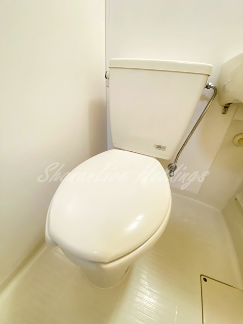 藤沢市城南１丁目の賃貸マンションのトイレ|清潔感のあるトイレです