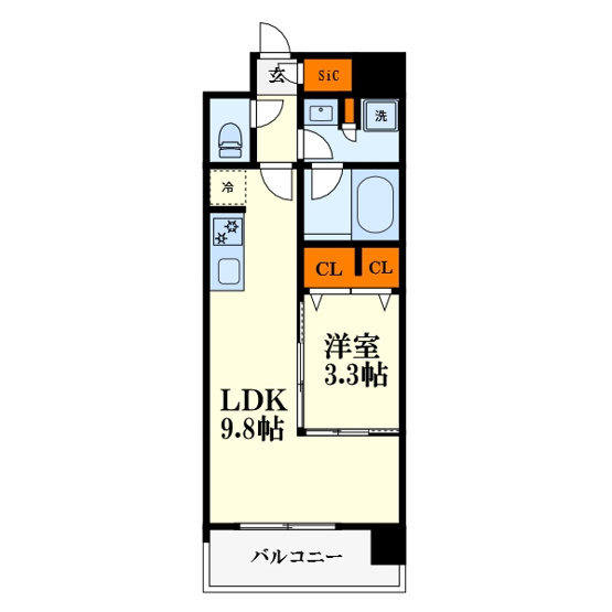 【間取り】 | スプランディッド大阪EAST