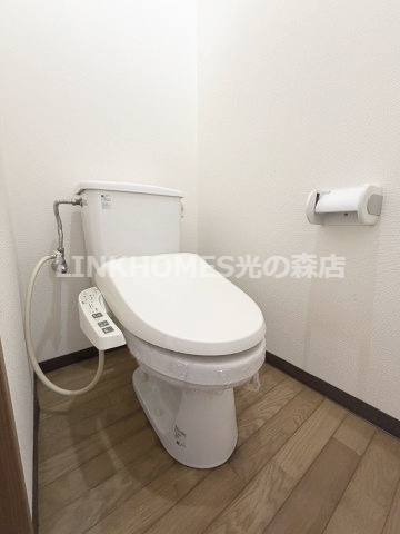 合志市幾久富のアパートのトイレ|トイレです