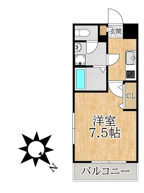 ニューアローズＭⅢの間取り