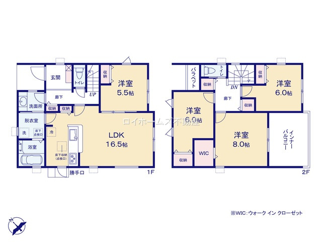 【間取り】 | 豊田市荒井町能田原479-2『仲介料無料』新築戸建て | 2号棟