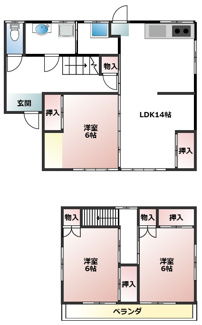 【間取り】 | 草野住宅
