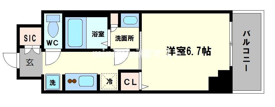ジオエント新町の間取り