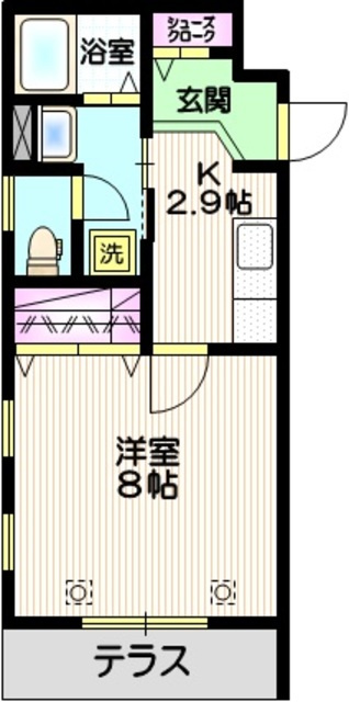 コートはなみずきの間取り