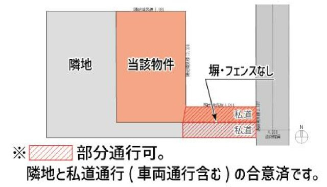 【区画図】 | ◇◆平塚市徳延 売地◆◇ | 建築条件なしの為、お好きなハウスメーカーで建築可能です！お車の駐車も可能（※車種による）です！