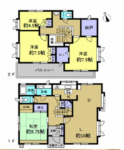 【間取り】 | 【仲介手数料０円】相模原市緑区城山1丁目　中古戸建 | 相模原市緑区城山1丁目　中古戸建