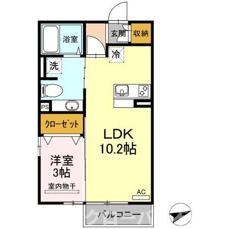 サンライズ豊益 西大浜の間取り