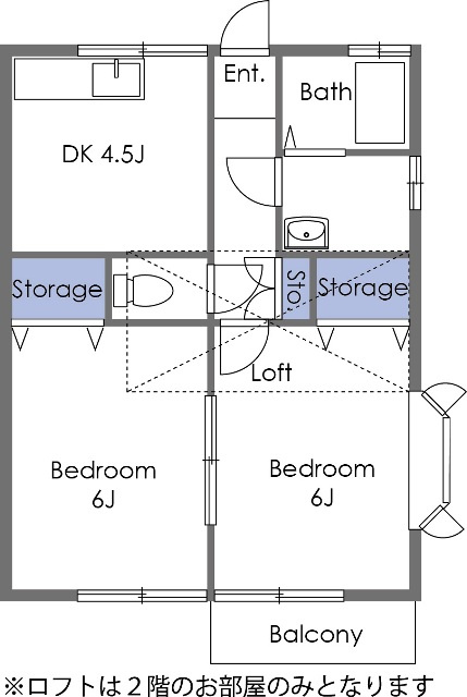 サニーパレスⅡの間取り|間取り図
