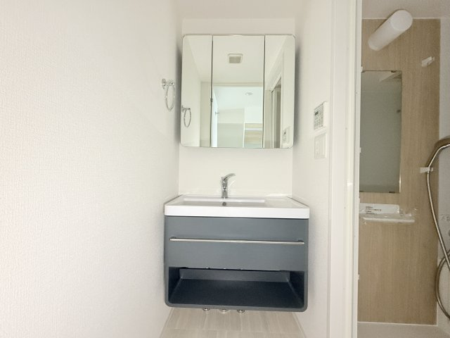 セレニテ神戸駅前アリエの独立洗面台
