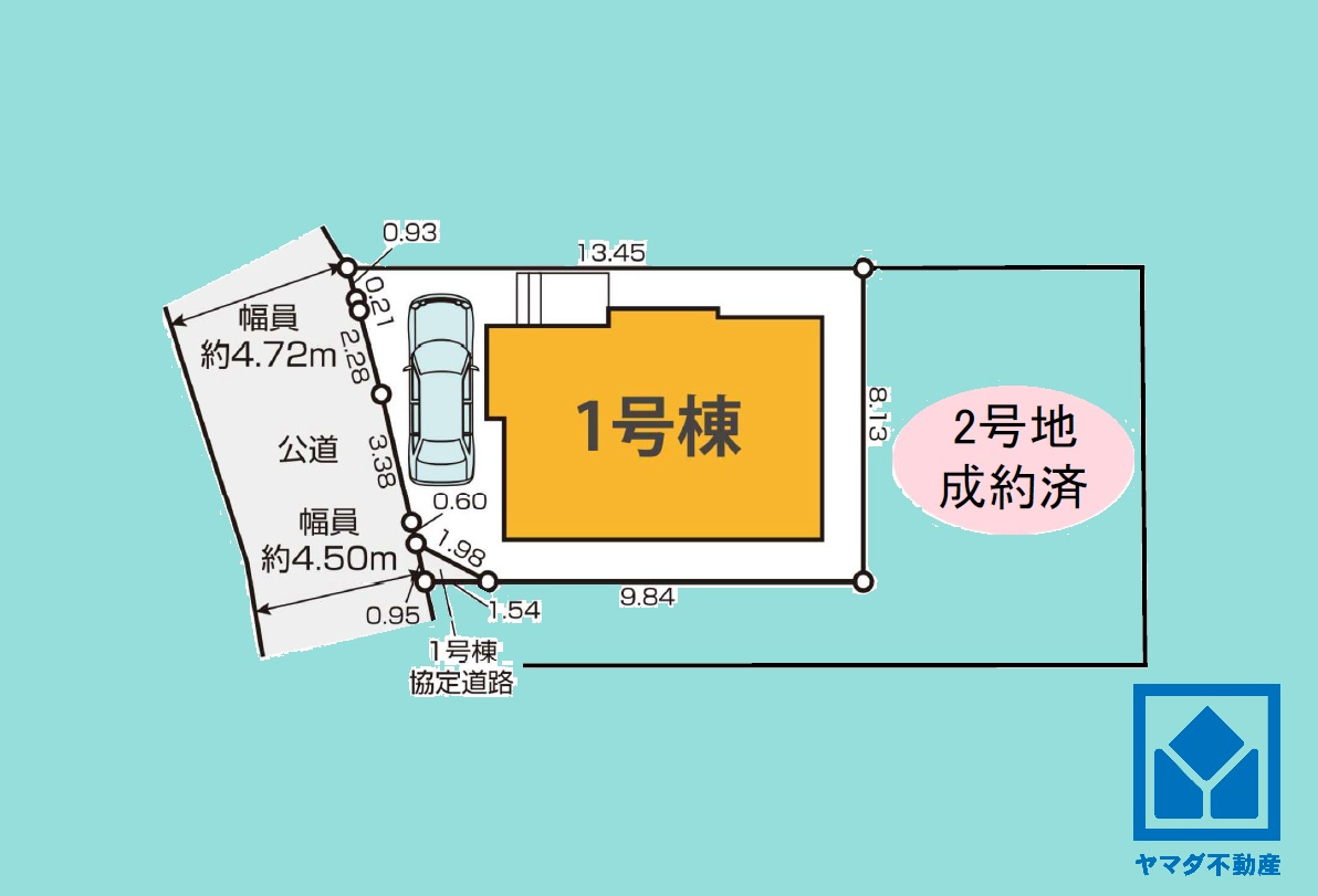 伊丹市鈴原町６丁目　３期の区画図