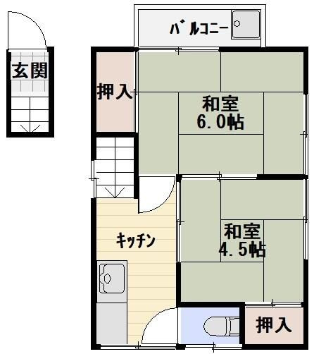 千住東二丁目貸家の間取り