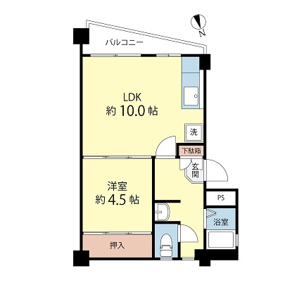 セントラルビル２号館の間取り