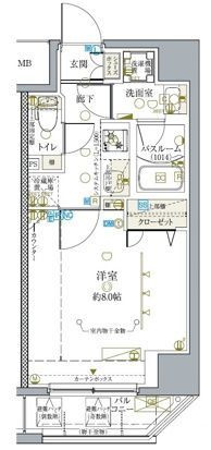 クレヴィスタ亀戸Ⅳの間取り