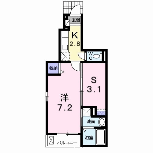 クレールＮの間取り
