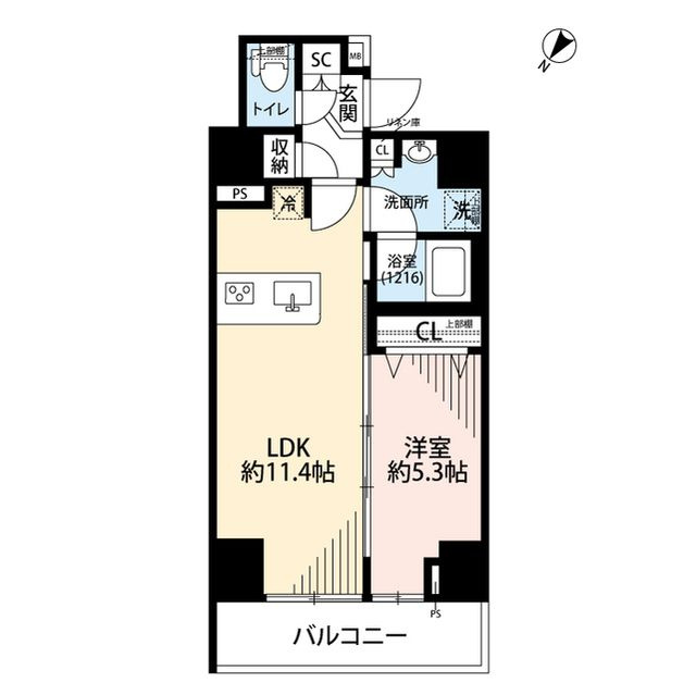 プレール・ドゥーク押上Ⅳの間取り