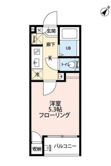 グランクオール潮見の間取り
